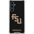 Florida State FSU Seminoles Black Galaxy S23 FE Clear Case