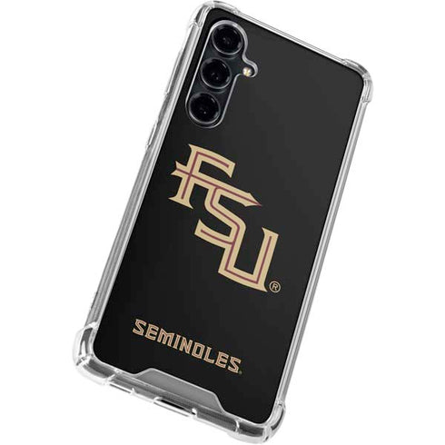 Florida State FSU Seminoles Black Galaxy S23 FE Clear Case