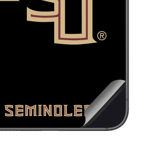 Florida State FSU Seminoles Black Galaxy S23 FE Skin