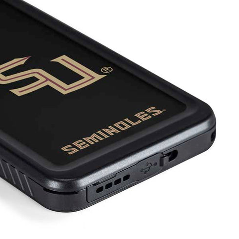 FSU Seminoles Black Galaxy S23 Plus Waterproof Case