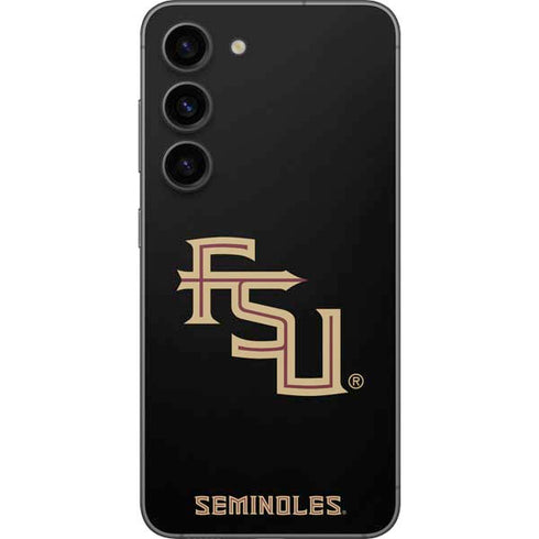 Florida State FSU Seminoles Black Galaxy S23 Skin
