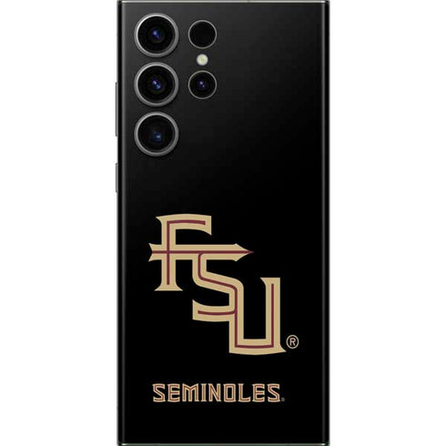 Florida State FSU Seminoles Black Galaxy S23 Ultra Skin