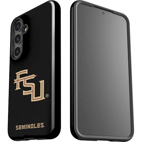 Florida State FSU Seminoles Black Galaxy S24 Impact Case