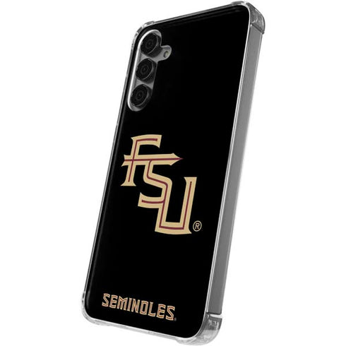 Florida State FSU Seminoles Black Galaxy S24 Plus Clear Case