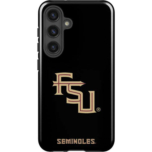 Florida State FSU Seminoles Black Galaxy S24 Plus Impact Case