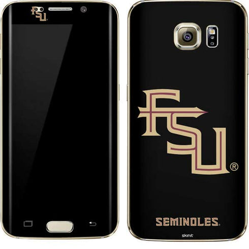 FSU Seminoles Black Galaxy S7 Edge Skin