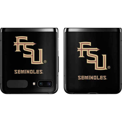 Florida State FSU Seminoles Black Galaxy Z Flip Skin