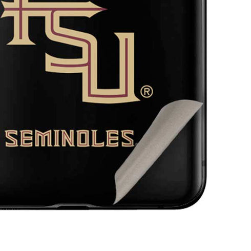 Florida State FSU Seminoles Black Galaxy Z Flip Skin