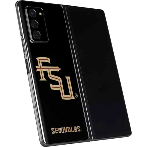 Florida State FSU Seminoles Black Galaxy Z Fold2 5G Skin