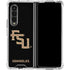 Florida State FSU Seminoles Black Galaxy Z Fold4 5G Clear Case