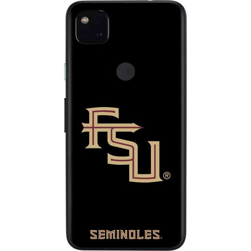 Florida State FSU Seminoles Black Google Pixel 4a Skin