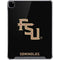 Florida State FSU Seminoles Black iPad Pro 12.9in (2020) Clear Case