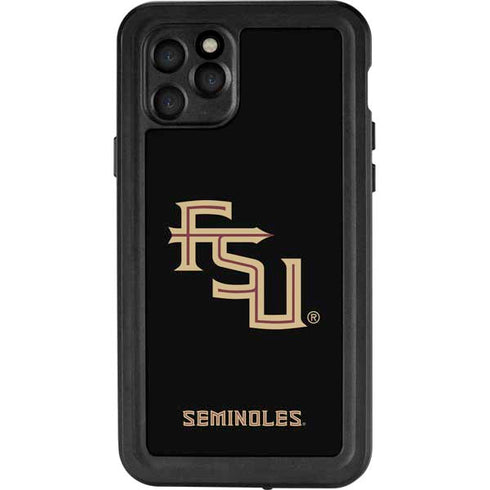 FSU Seminoles Black iPhone 11 Pro Waterproof Case
