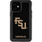 Florida State FSU Seminoles Black iPhone 12 Mini Waterproof Case