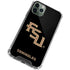 Florida State FSU Seminoles Black iPhone 12 Pro Max Clear Case