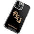 Florida State FSU Seminoles Black iPhone 13 Pro Max Clear Case