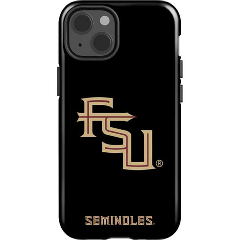 Florida State FSU Seminoles Black iPhone 15 Impact Case