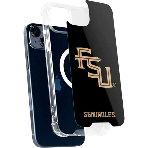 Florida State FSU Seminoles Black iPhone 15 Plus MagSafe Case