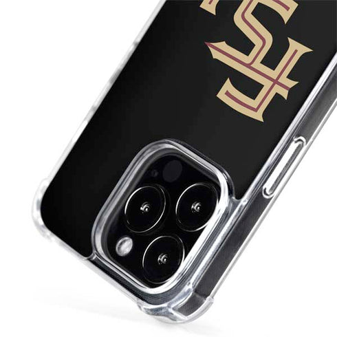 Florida State FSU Seminoles Black iPhone 15 Pro MagSafe Case