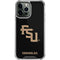 Florida State FSU Seminoles Black iPhone 14 Pro Max Clear Case