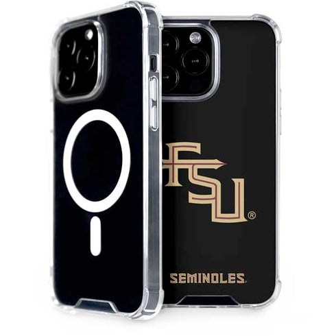 Florida State FSU Seminoles Black iPhone 15 Pro Max MagSafe Case