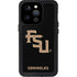 Florida State FSU Seminoles Black iPhone 14 Pro Waterproof Case