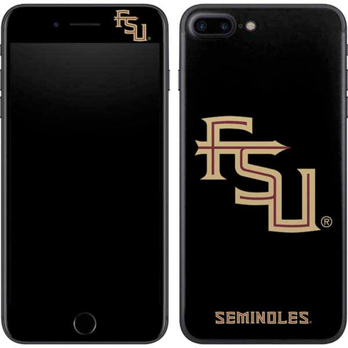 FSU Seminoles Black iPhone 8 Plus Skin