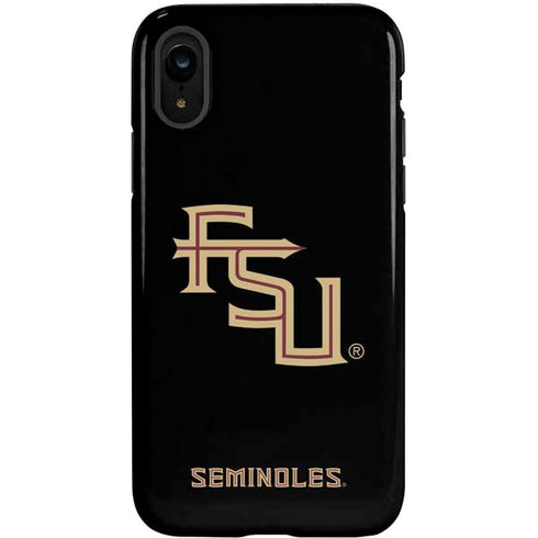 FSU Seminoles Black iPhone XR Pro Case