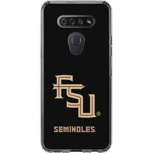 Florida State FSU Seminoles Black LG K51/Q51 Clear Case