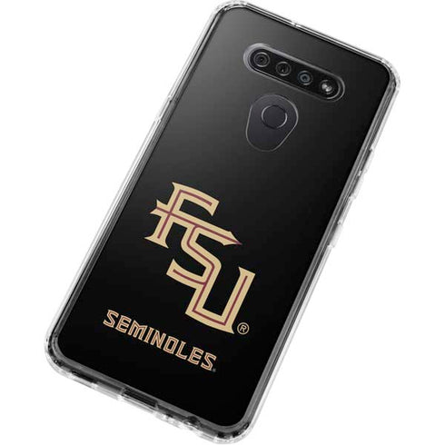 Florida State FSU Seminoles Black LG K51/Q51 Clear Case