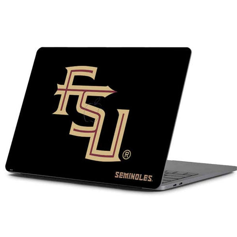 Florida State FSU Seminoles Black Apple MacBook Pro 13-inch Skin