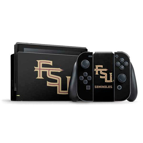 FSU Seminoles Black Nintendo Switch Bundle Skin