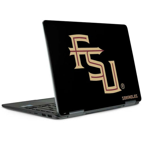 FSU Seminoles Black Notebook 9 Pro 13in (2017) Skin
