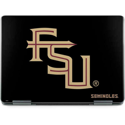 FSU Seminoles Black Notebook 9 Pro 13in (2017) Skin
