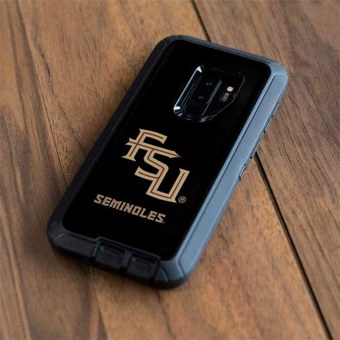 Florida State FSU Seminoles Black Otterbox Defender Galaxy Skin