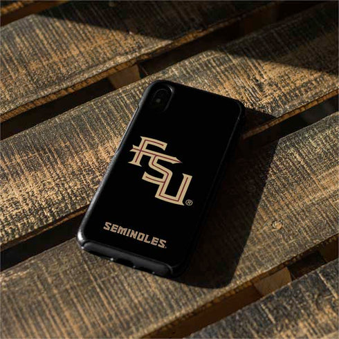 Florida State FSU Seminoles Black Otterbox Symmetry iPhone Skin