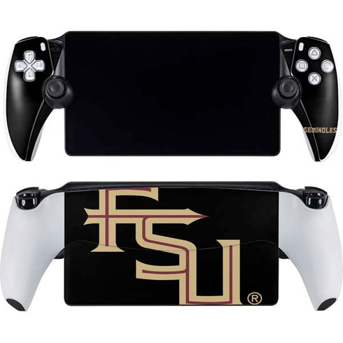 Florida State FSU Seminoles Black PlayStation Portal Remote Player Skin