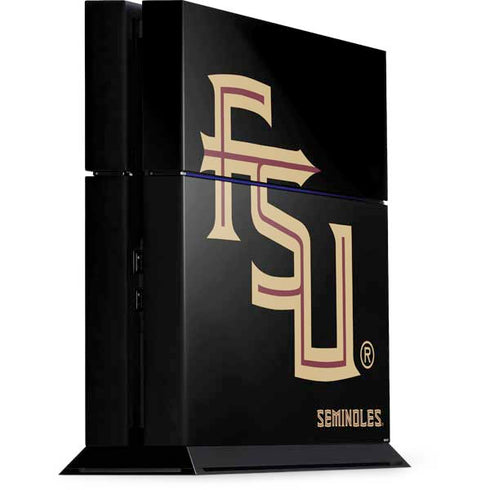 FSU Seminoles Black PS4 Console Skin