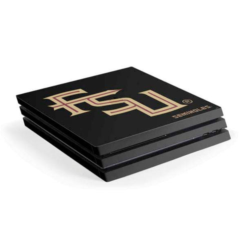FSU Seminoles Black PS4 Pro Console Skin