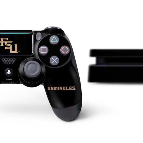 FSU Seminoles Black PS4 Slim Bundle Skin