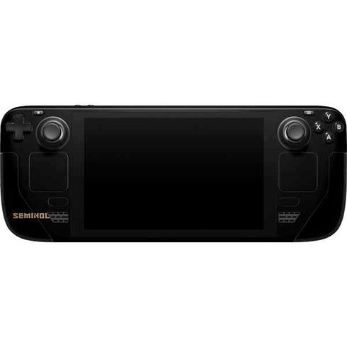 Florida State FSU Seminoles Black Steam Deck Handheld Gaming Computer Skin