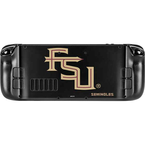 Florida State FSU Seminoles Black Steam Deck Handheld Gaming Computer Skin