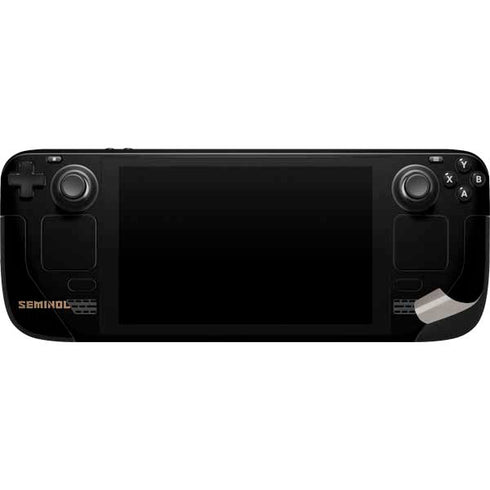 Florida State FSU Seminoles Black Steam Deck Handheld Gaming Computer Skin