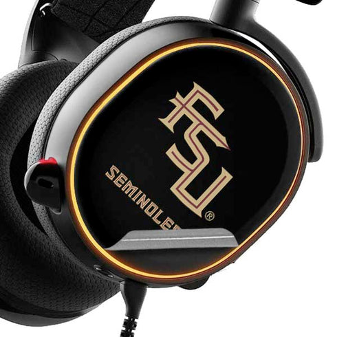 Florida State FSU Seminoles Black SteelSeries Arctis 3 Skin