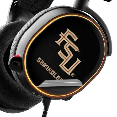 Florida State FSU Seminoles Black SteelSeries Arctis 5 Skin