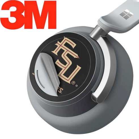 FSU Seminoles Black Surface Headphones Skin