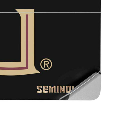 Florida State FSU Seminoles Black Surface Laptop Studio Skin