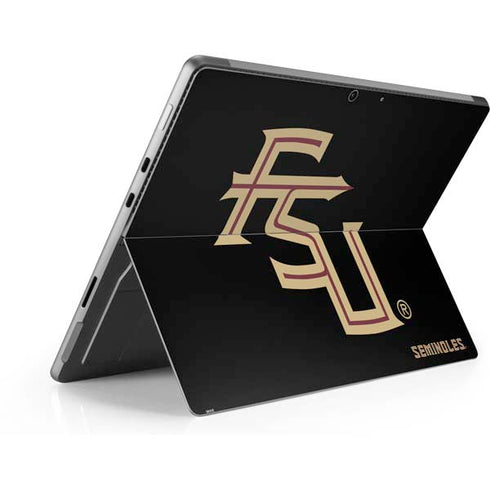 Florida State FSU Seminoles Black Surface Pro 8 Skin
