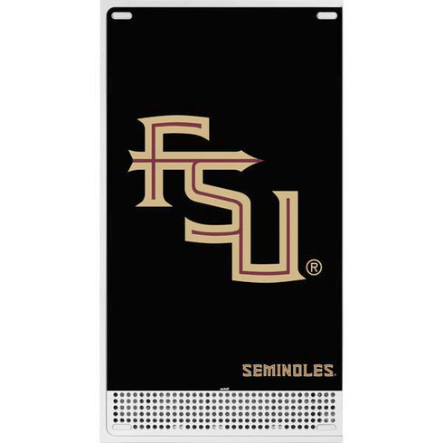 Florida State FSU Seminoles Black Xbox Series S Console Skin