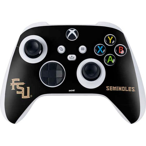 Florida State FSU Seminoles Black Xbox Series S Controller Skin